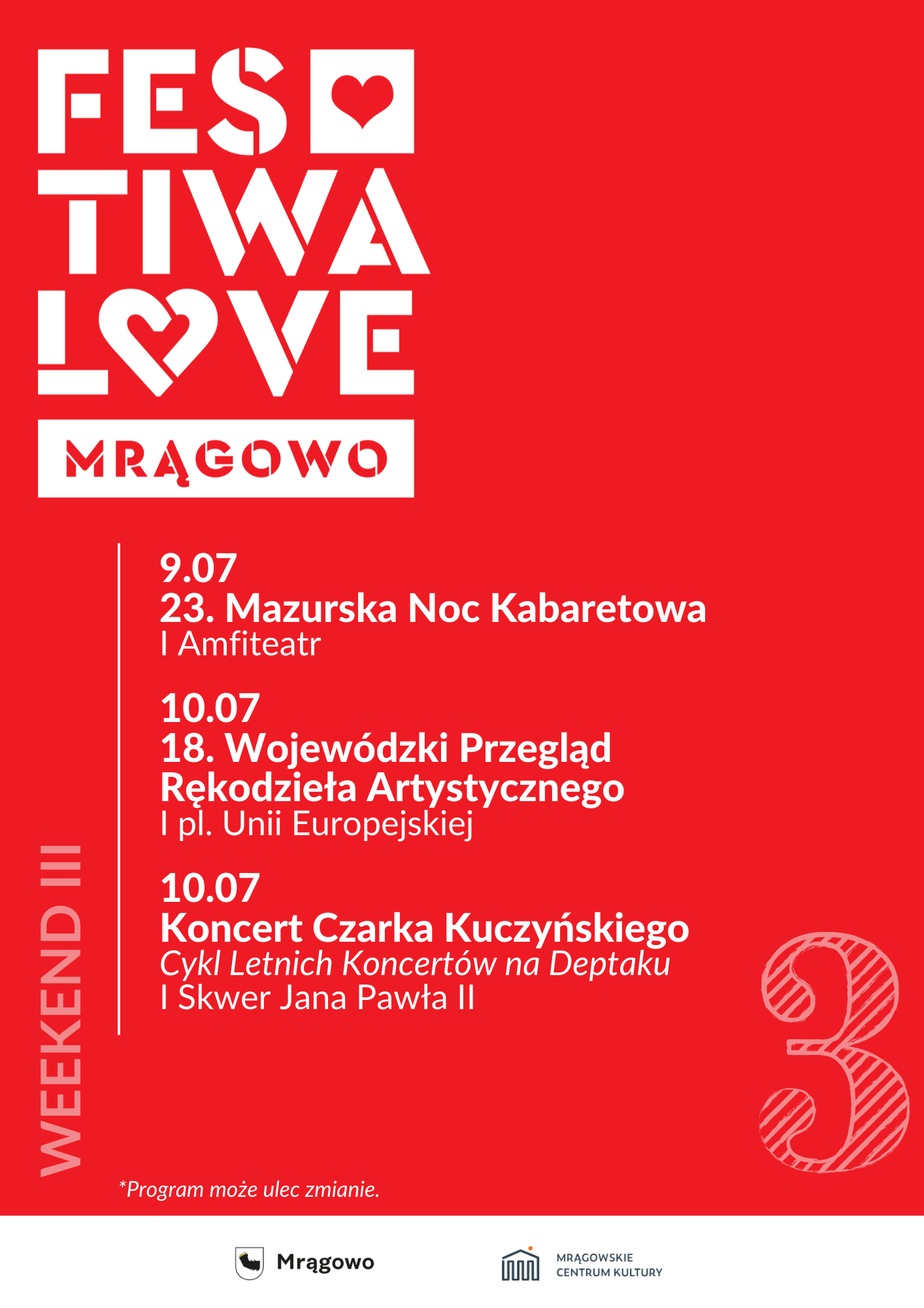 Festiwalowe Mrągowo - weekend III